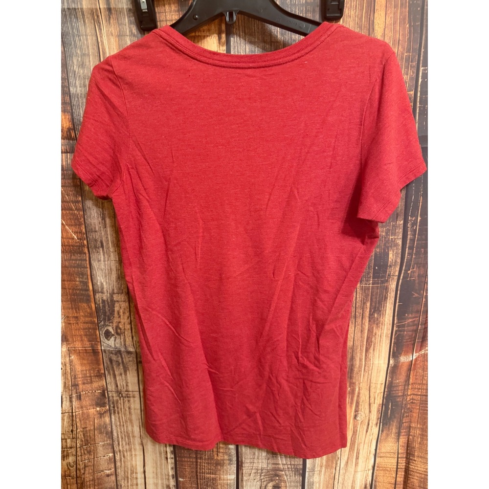 Nike St Louis Cardinals MLB Womens Red Camo Logo V-Neck Slim Fit T-Shirt Large - Picture 3 of 4